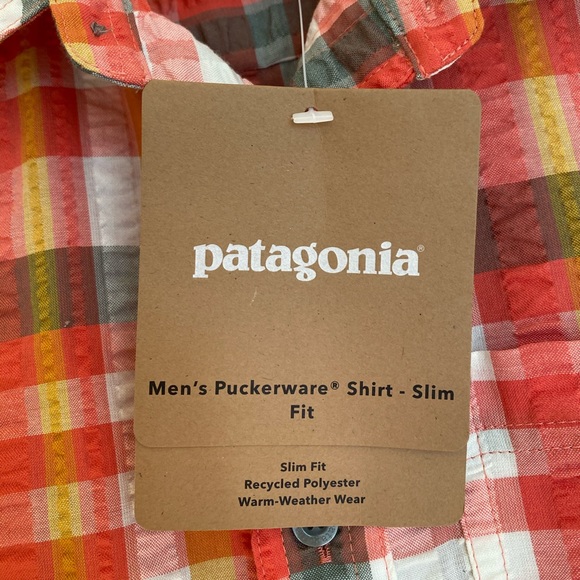 NWT Men’s Patagonia Puckerware Slim Fit Shirt XS - Picture 7 of 7